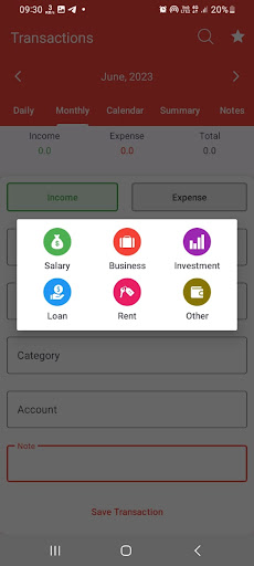 Daliy Expense Screen 3