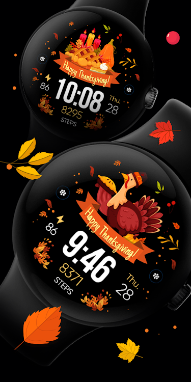 Thanksgiving Festive - Wear OS - New - (Android)