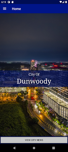 Android application City of Dunwoody screenshort