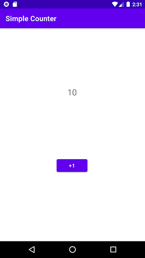 Simple Counter Screen 2