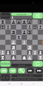 Screenshot 2 Bagatur Chess Engine android