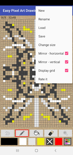 Easy Pixel Art Drawing Screen 3