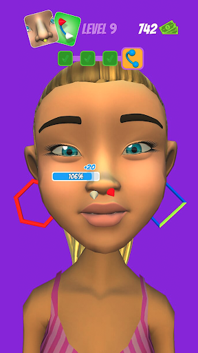 Android application Piercing Studio 3D screenshort