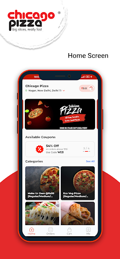 Android application Chicago Pizza screenshort