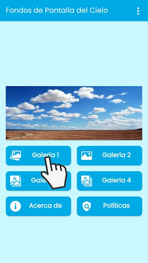 Android application Fondos de Pantalla del Cielo. screenshort
