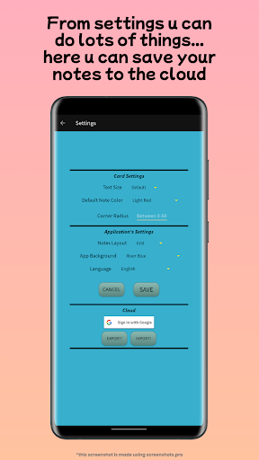 Colored Notes Screen 3