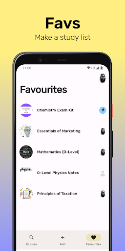 Klooless: Study notes sharing Screen 2