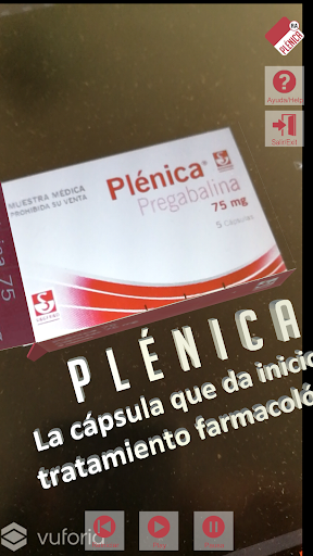 Android application Plenica RA screenshort