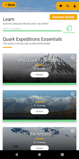 Quark Expeditions Screen 2