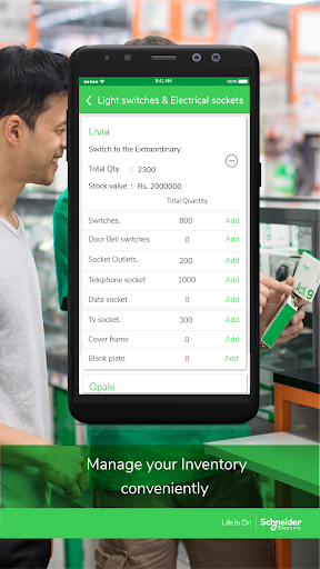 mySchneider Retailer Screen 3