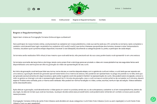 Prorrogação Torneios Online