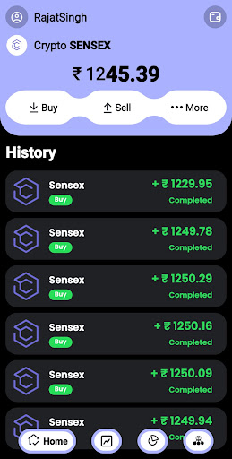 Crypto Sensex Screen 3
