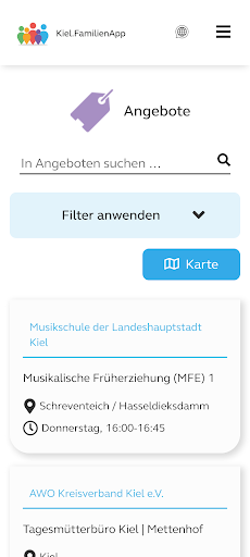 Kiel.FamilienApp Screen 2