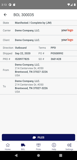 FreightWise Screen 3
