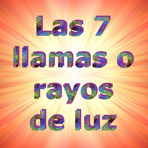 Las 7 llamas o rayos de luz logo