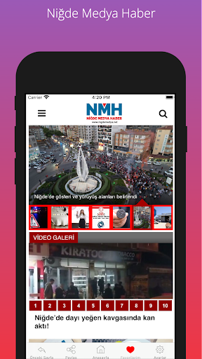 Android application Niğde Medya Haber screenshort