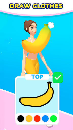 Android application Draw Dress! screenshort