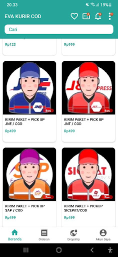 Android application Eva Express Sorowako screenshort