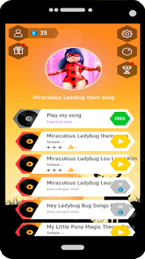 #1. Ladybug Noir Tiles Hop Song (Android) By: Nervous