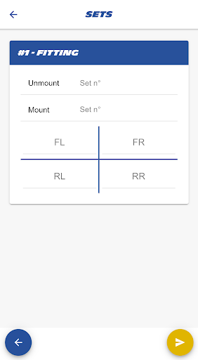 Michelin Tyre Request App Screen 3