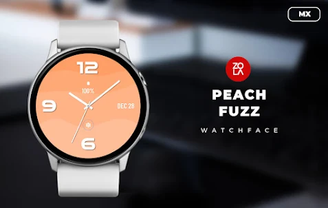 Peach Fuzz MX Watch Face
