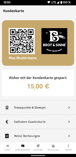 Brot & Sinne Screen 2