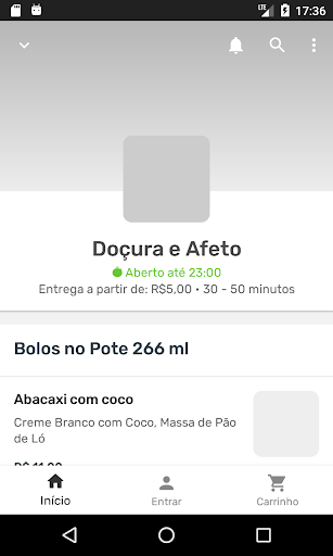 Android application Doçura e Afeto screenshort