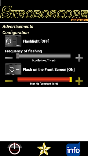 Android application Stroboscope PRO screenshort
