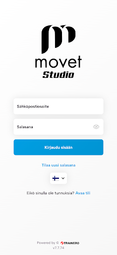 Android application Movet Studio screenshort