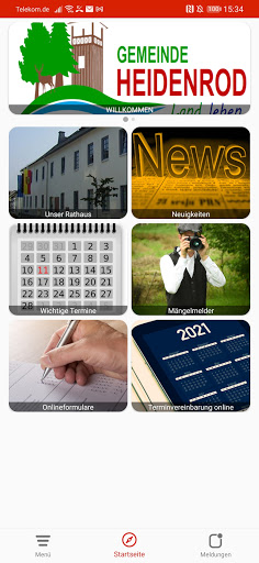 Android application Heidenrod-App screenshort