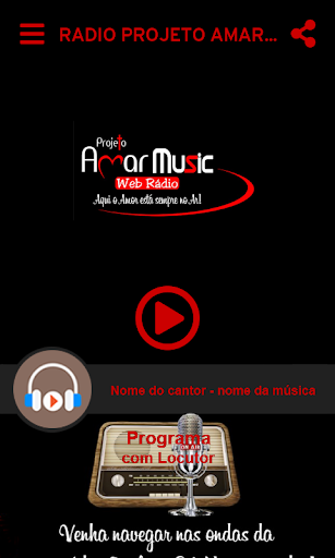 RÁDIO PROJETO AMAR MUSIC Screen 2
