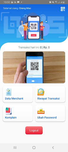 Android application GoQRIS Mobile screenshort
