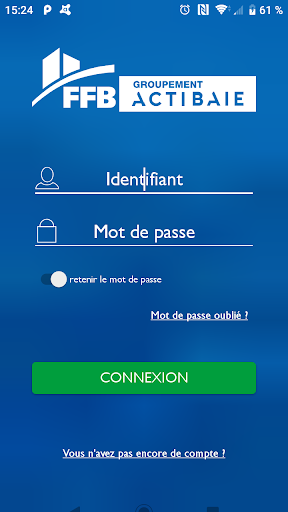 Android application Groupement Actibaie screenshort