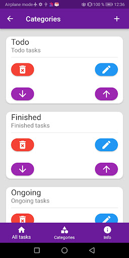 Android application Tasks Todo مهام screenshort