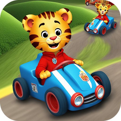Tiger Car Racing: Animal Race