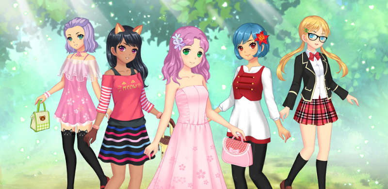 Anime Dress Up játék lányoknak