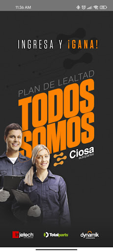 Android application Todos Somos Ciosa screenshort