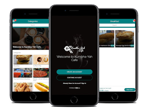 Android application Kumbha-yah Cafe screenshort