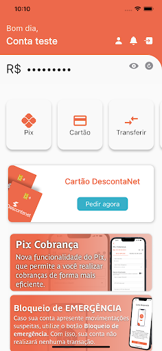 Descontanet Bank Screen 3