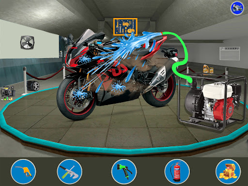 Android application Bike Service Game - Bike Game screenshort