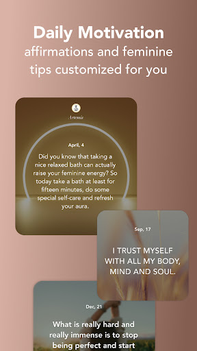 Screenshot of Goddess: Self Care, Wellbeing