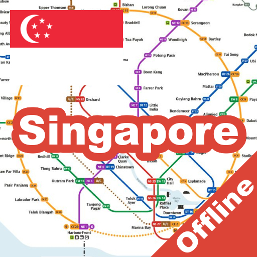 SINGAPORE METRO MRT MAP Download on Windows