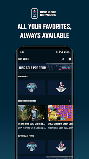 Screenshot of Disc Golf Network