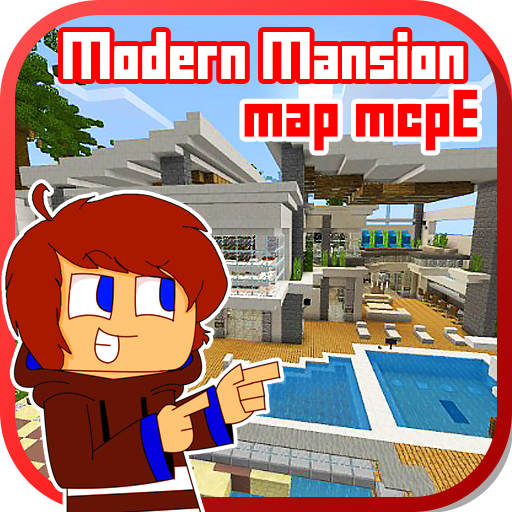 Modern Mansion Map for MCPE logo