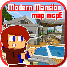 Icon image Modern Mansion Map for MCPE