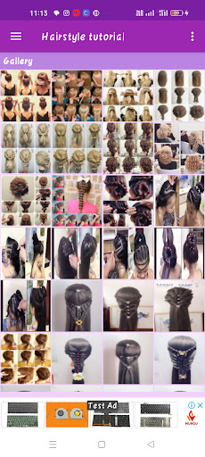 Hairstyle tutorial Gallery Screen 2