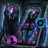 Neon Devil Tiger Theme 🐅 icon