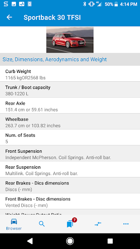CarsDB Pro - Cars Database Screen 3