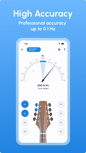 Screenshot of Mandolin Tuner - LikeTones