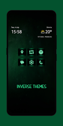 Android application Emerald Scope Icons screenshort